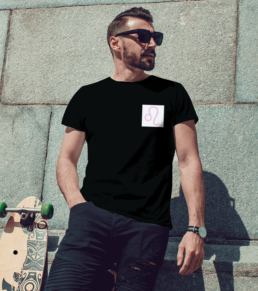 Baby Pink Leo Zodiac T-Shirt