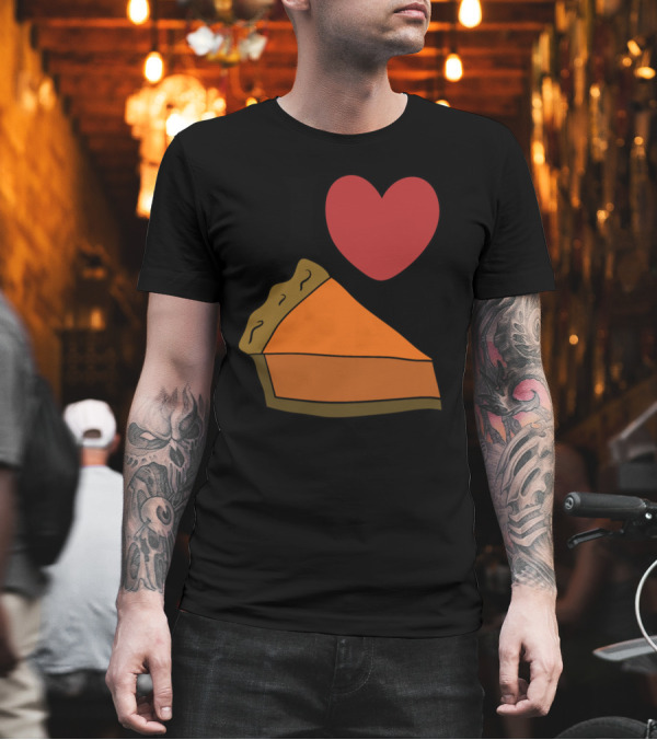 I Heart Pumpkin Pie Slice T-Shirt I Heart Pumpkin Pie Slice T-Shirt