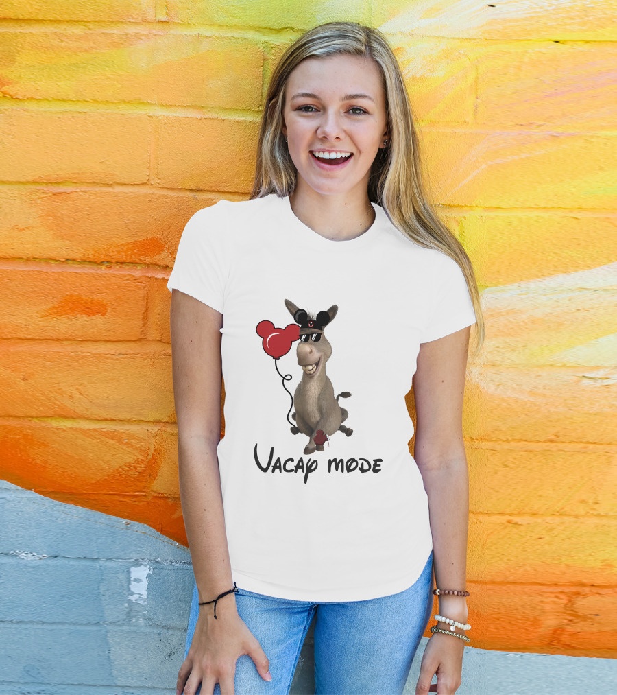 Vacay Mode Donkey With Balloon T-Shirt