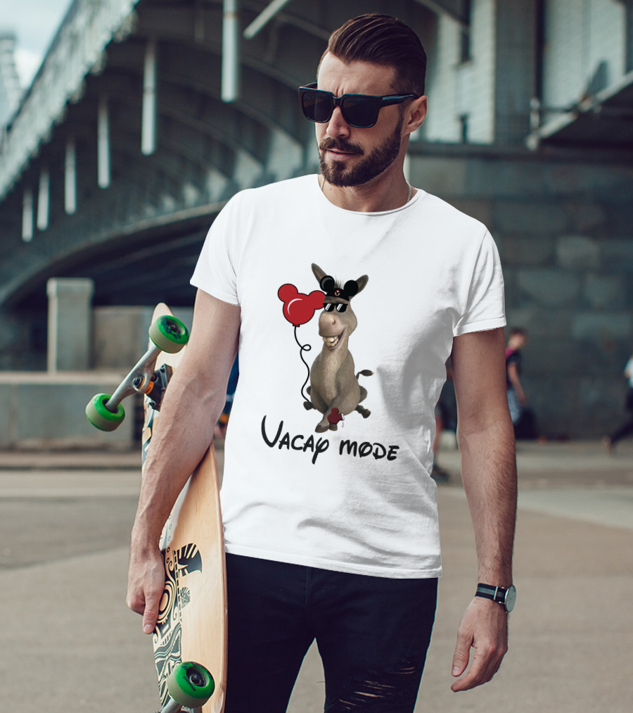 Vacay Mode Donkey With Balloon T-Shirt