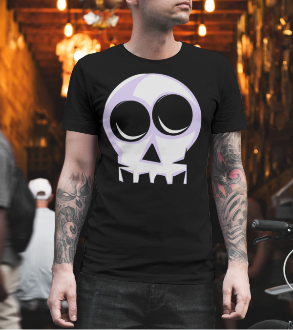 Feraliminal Skull Remix Big Eyes Creepy Skull T-Shirt Feraliminal Skull Remix Big Eyes Creepy Skull T-Shirt