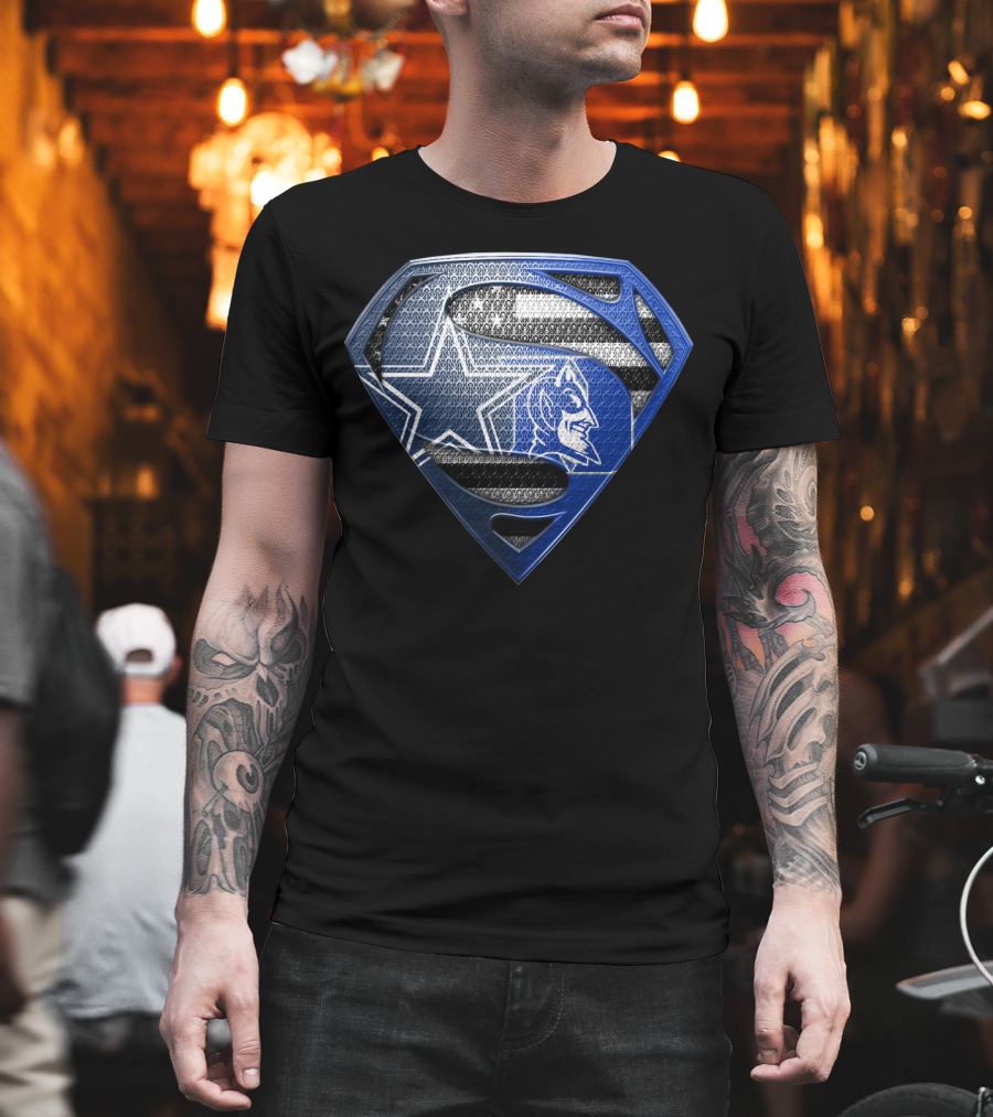 Superman Blue Star Wolf T-Shirt