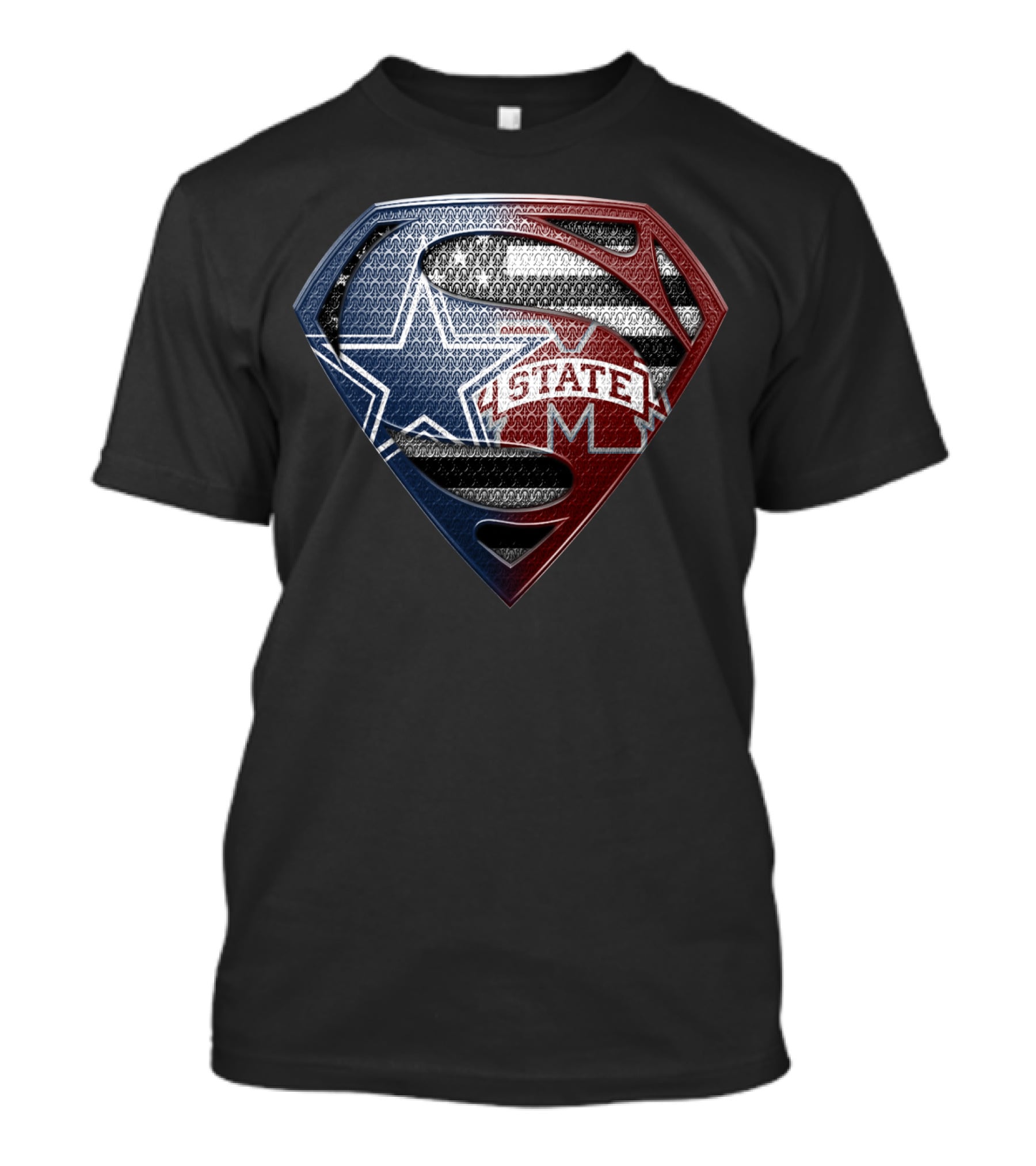 Superman Texas State Flag S Shield T-Shirt