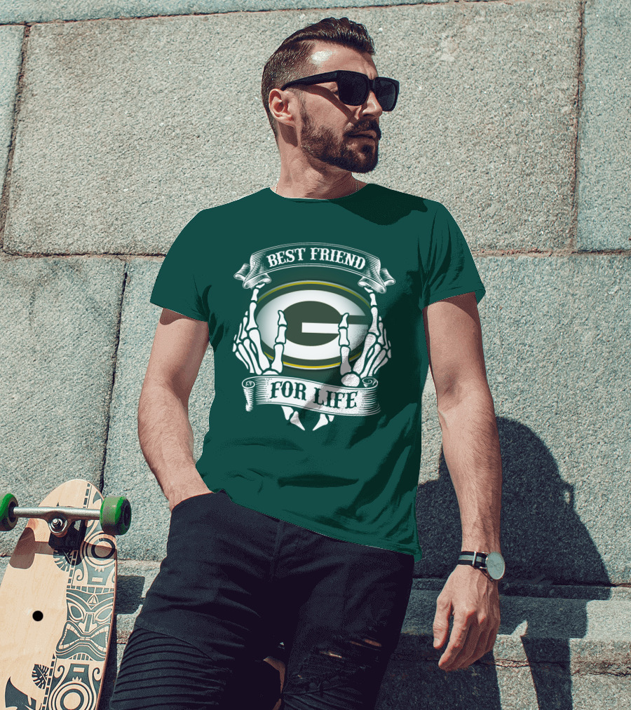 Best Friend For Life Green Bay Packers T-Shirt