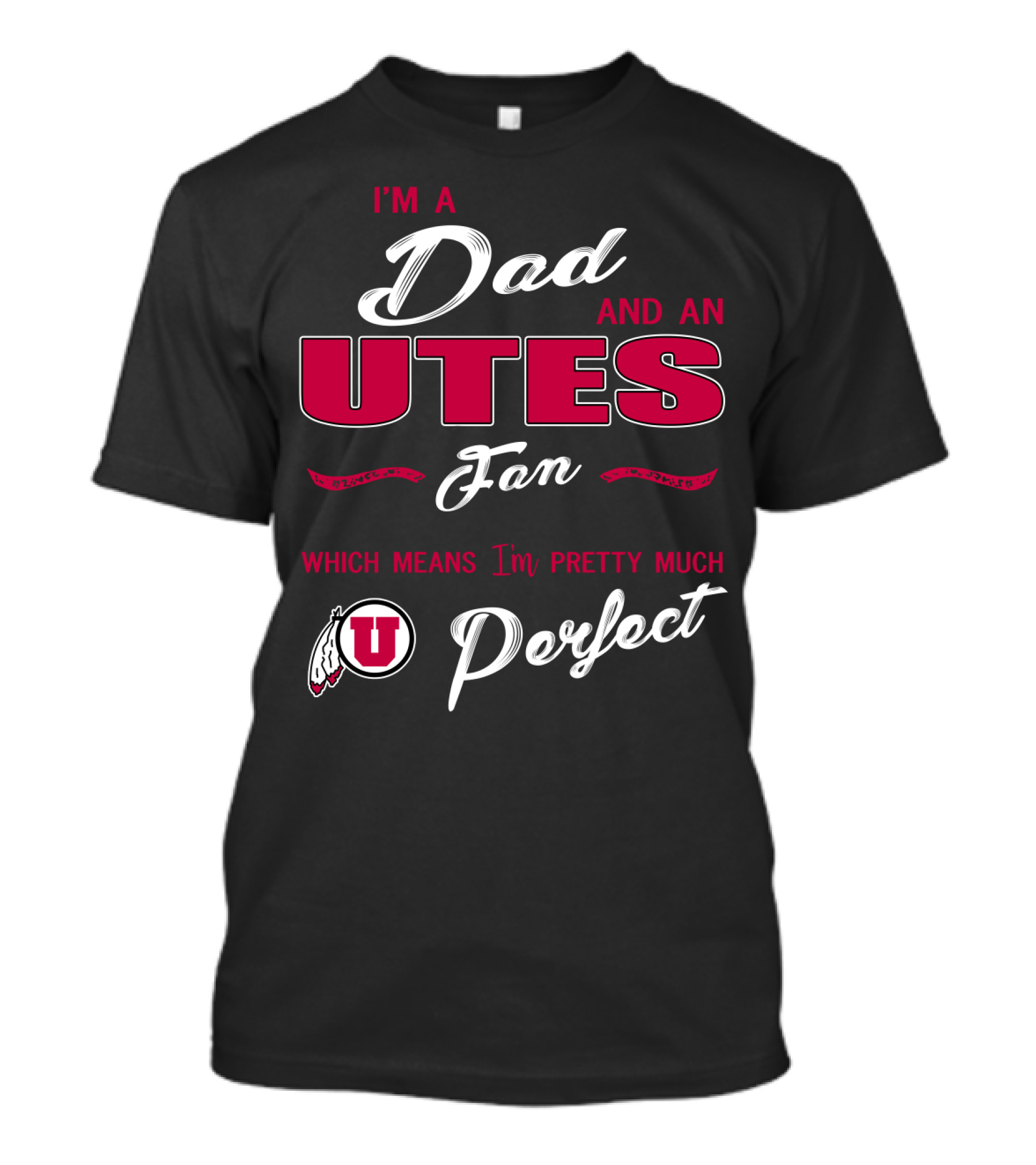 I'm A Dad And Utes Fan Which Means I'm Pretty Much Perfect T-Shirt