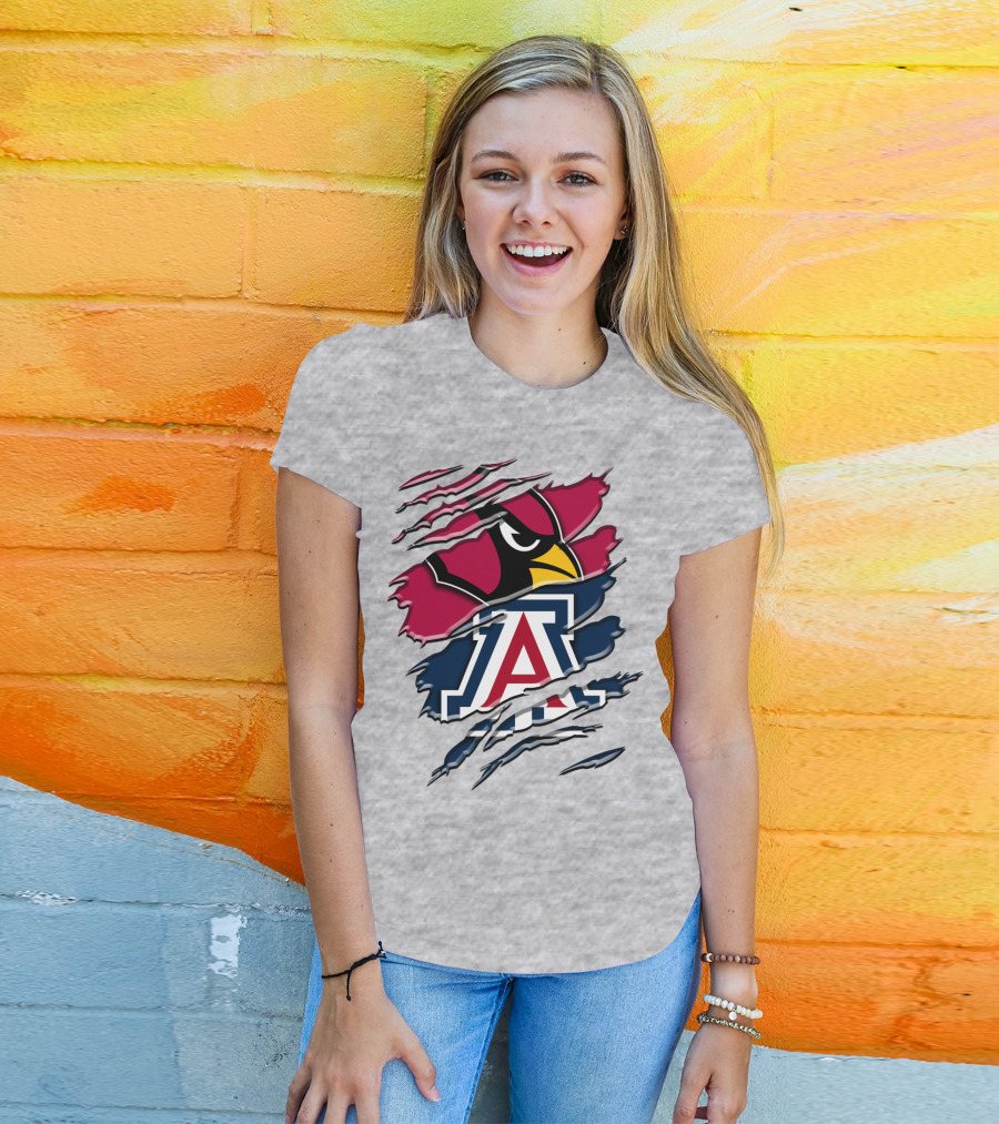 Arizona Cardinals University Of Arizona Wildcats Rah 031 T-Shirt