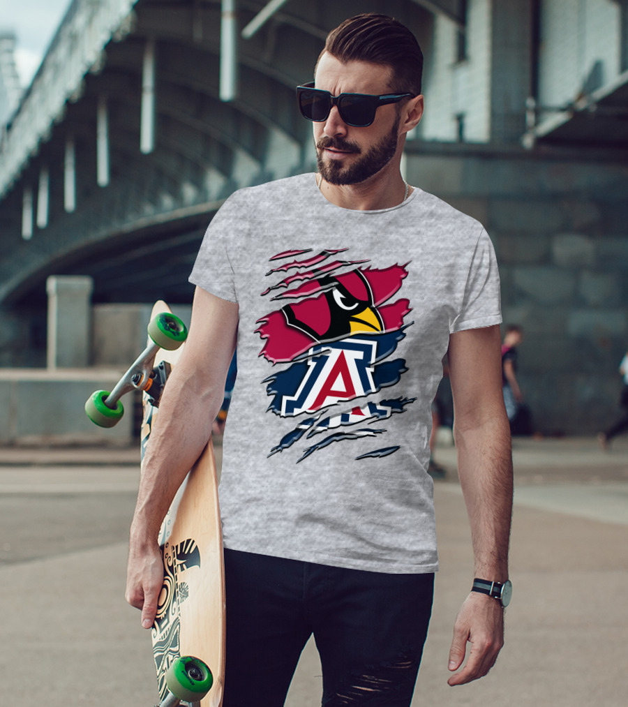 Arizona Cardinals University Of Arizona Wildcats Rah 031 T-Shirt