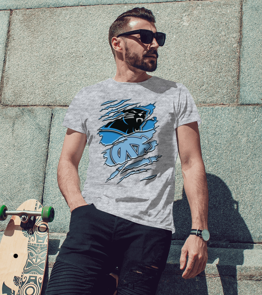 Carolina Panthers North Carolina Tar Heels Rah 087 T-Shirt