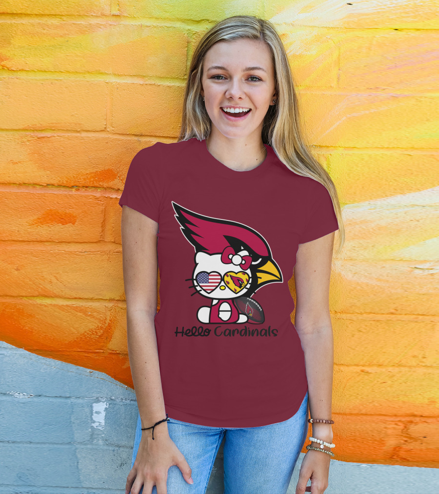 Hello Cardinals Arizona Cardinals T-Shirt