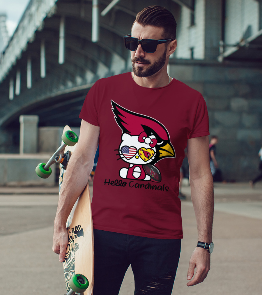 Hello Cardinals Arizona Cardinals T-Shirt