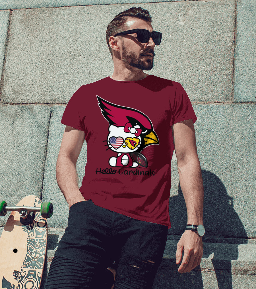 Hello Cardinals Arizona Cardinals T-Shirt