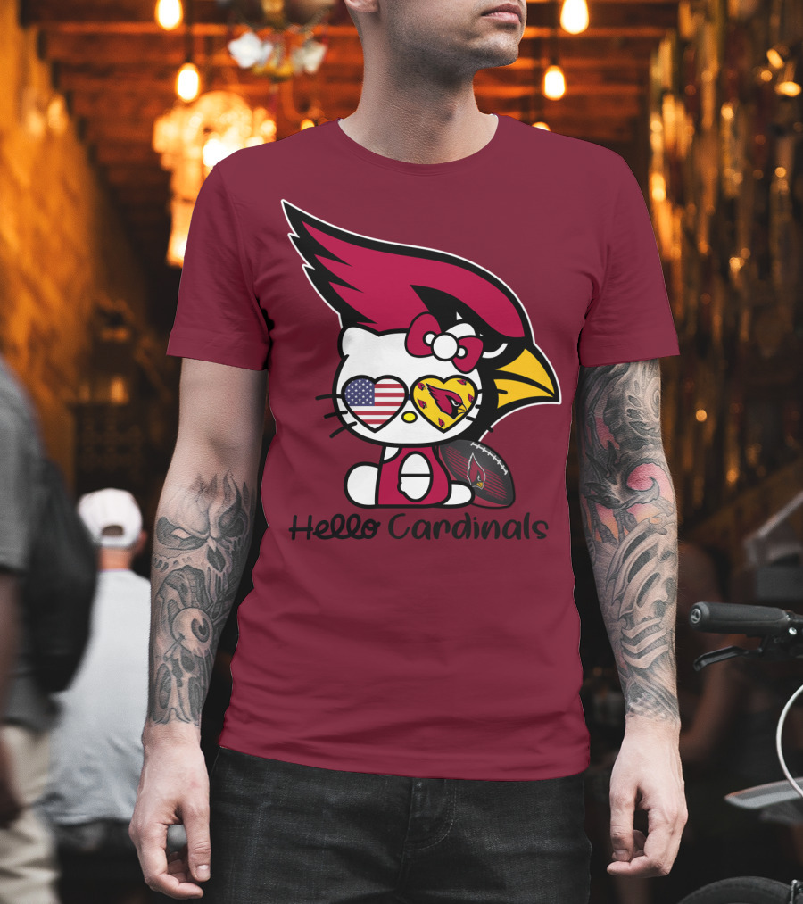 Hello Cardinals Arizona Cardinals T-Shirt