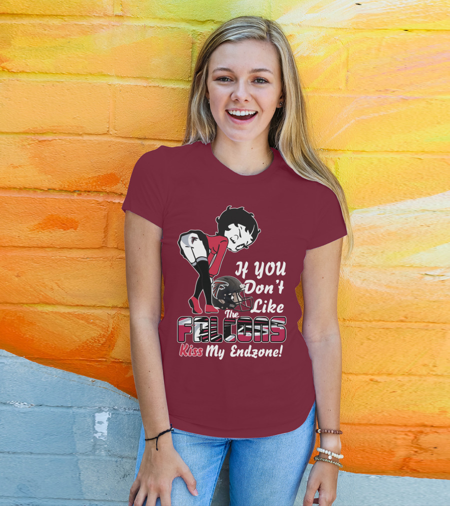 If You Don't Like The Falcons Kiss My Endzone T-Shirt