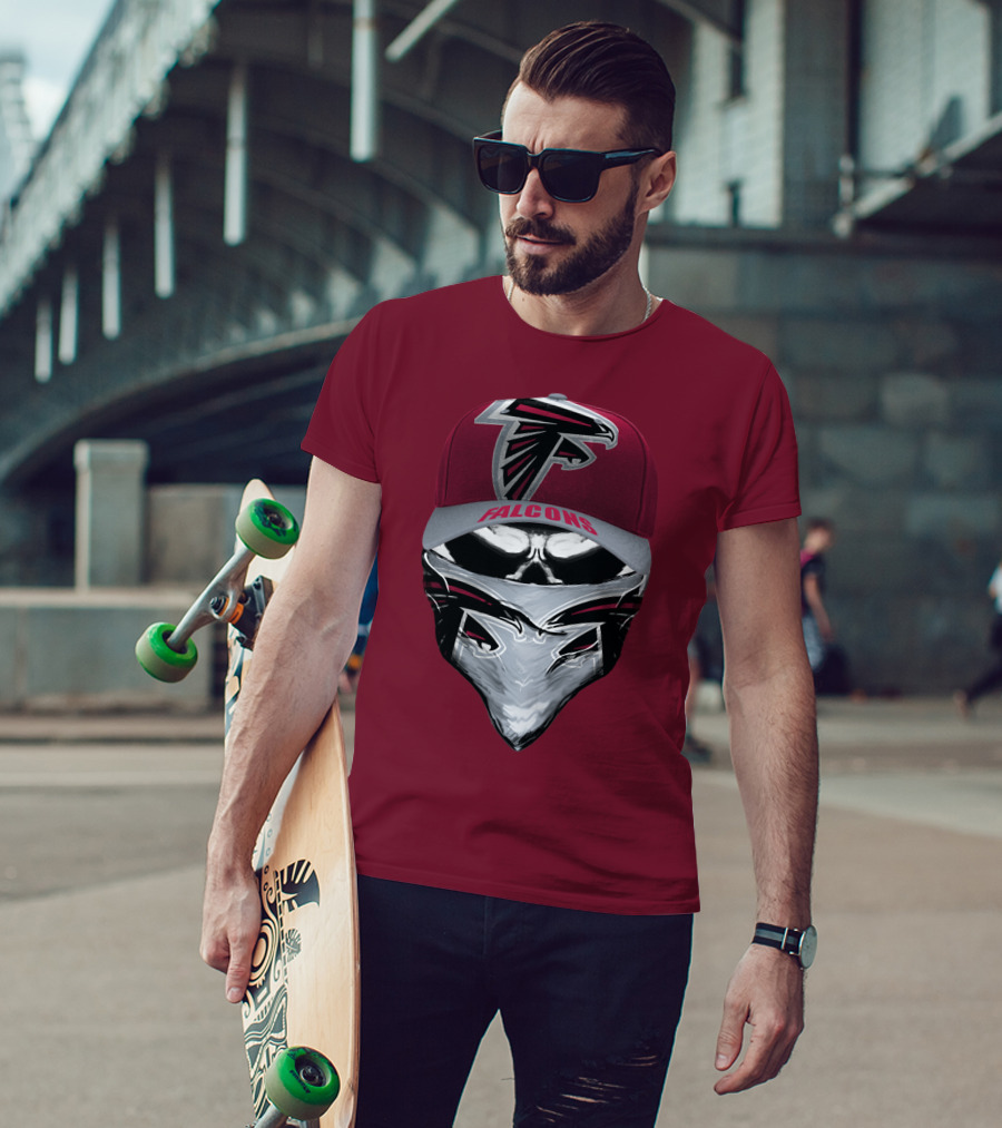 Atlanta Falcons Logo Cap Bandana Combo T-Shirt