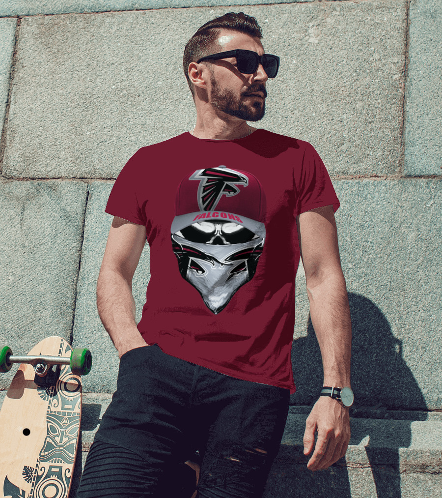 Atlanta Falcons Logo Cap Bandana Combo T-Shirt