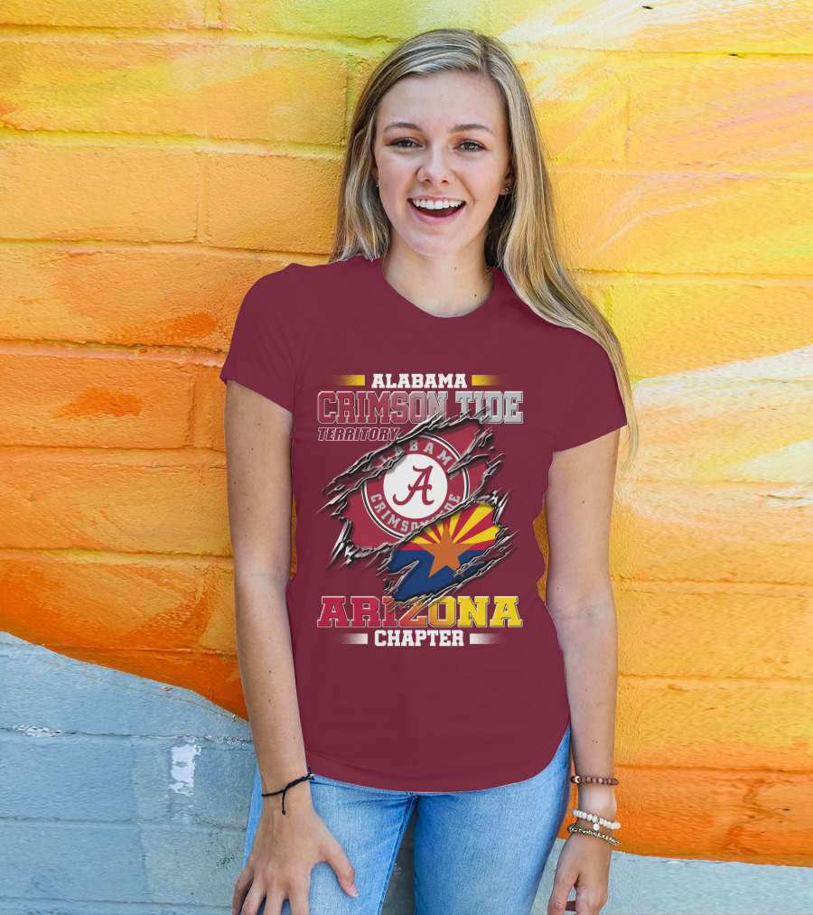 Alabama Crimson Tide Territory Arizona Chapter T-Shirt