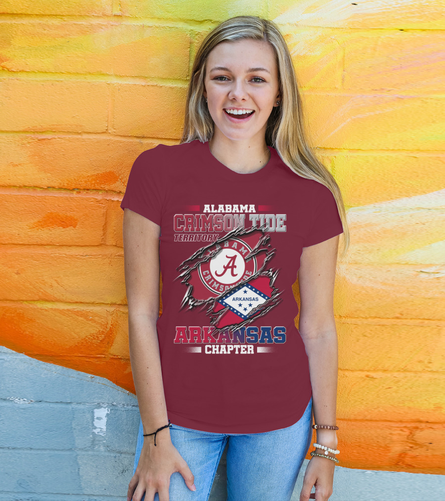 Alabama Crimson Tide Territory Arkansas Chapter T-Shirt