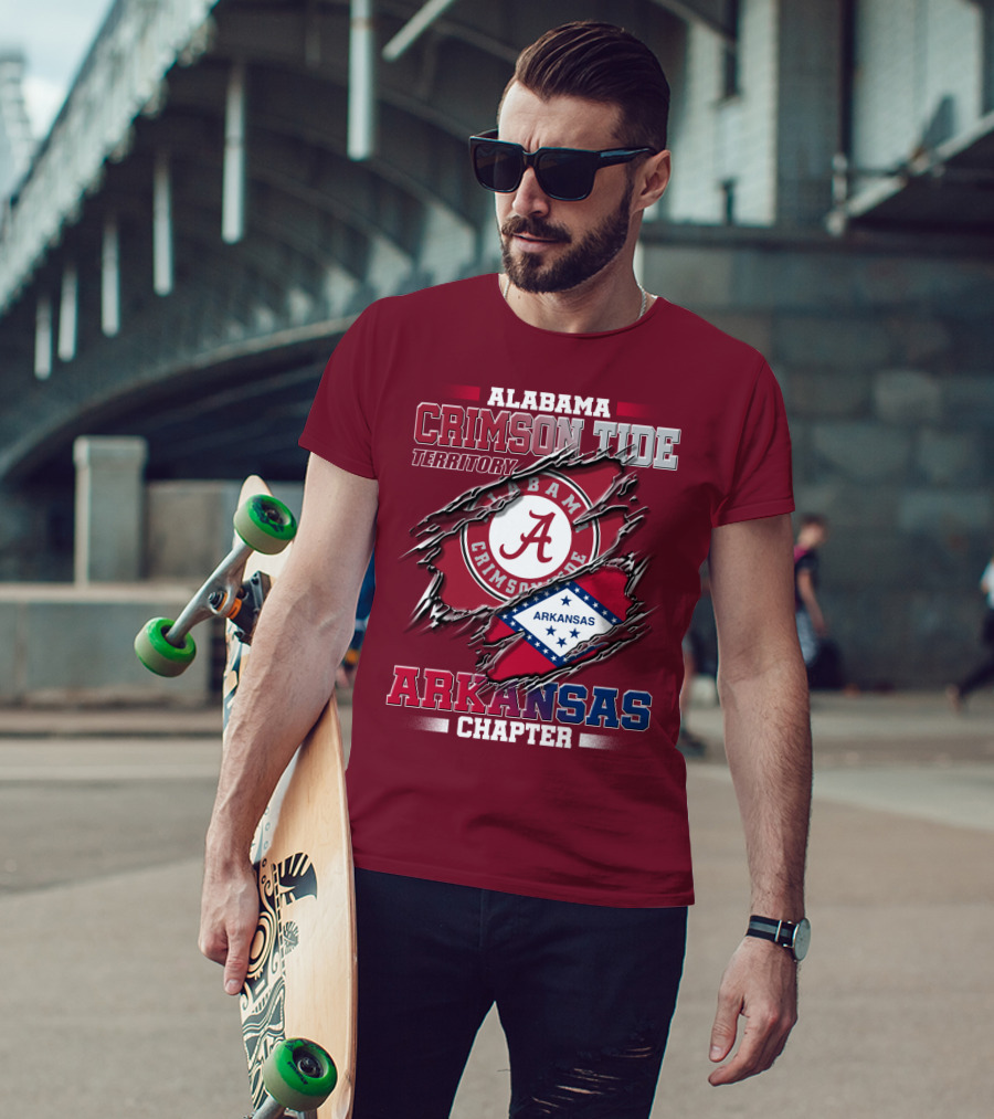 Alabama Crimson Tide Territory Arkansas Chapter T-Shirt