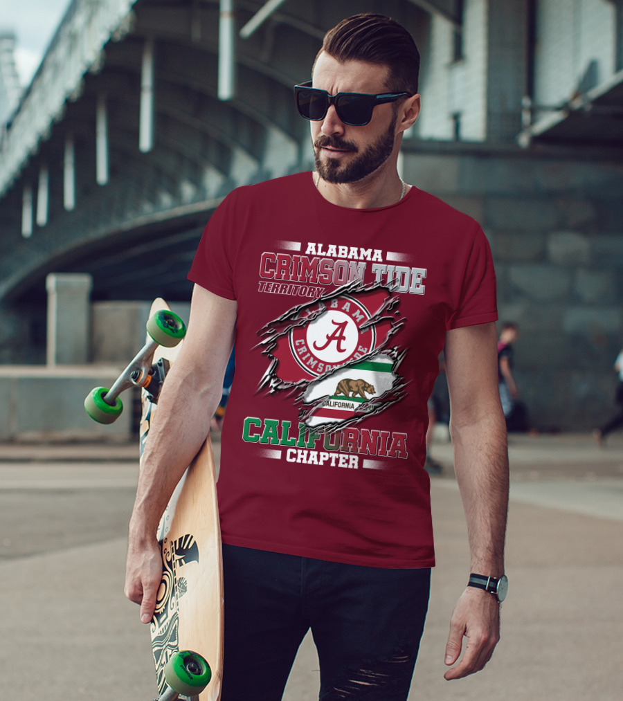 Alabama Crimson Tide Territory California Chapter T-Shirt
