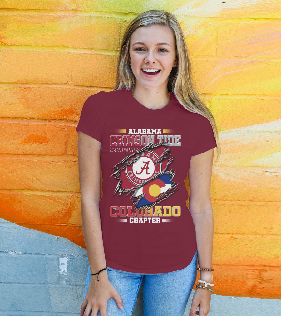 Alabama Crimson Tide Territory Colorado Chapter T-Shirt