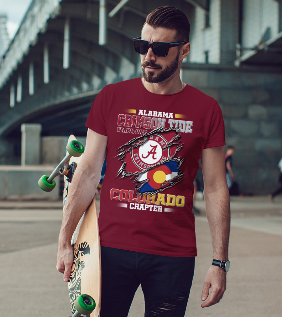 Alabama Crimson Tide Territory Colorado Chapter T-Shirt