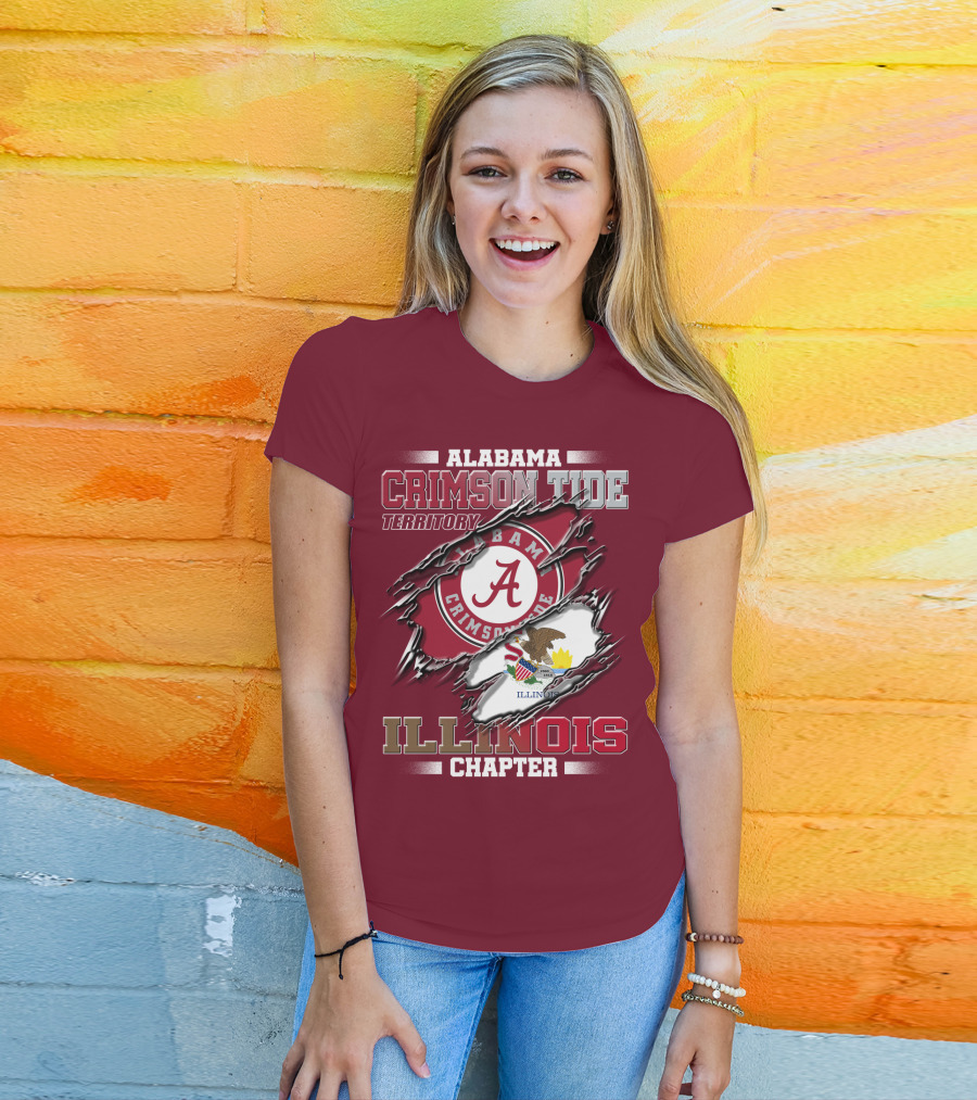 Alabama Crimson Tide Territory Illinois Chapter T-Shirt