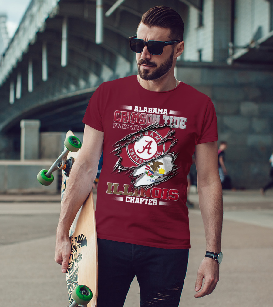 Alabama Crimson Tide Territory Illinois Chapter T-Shirt