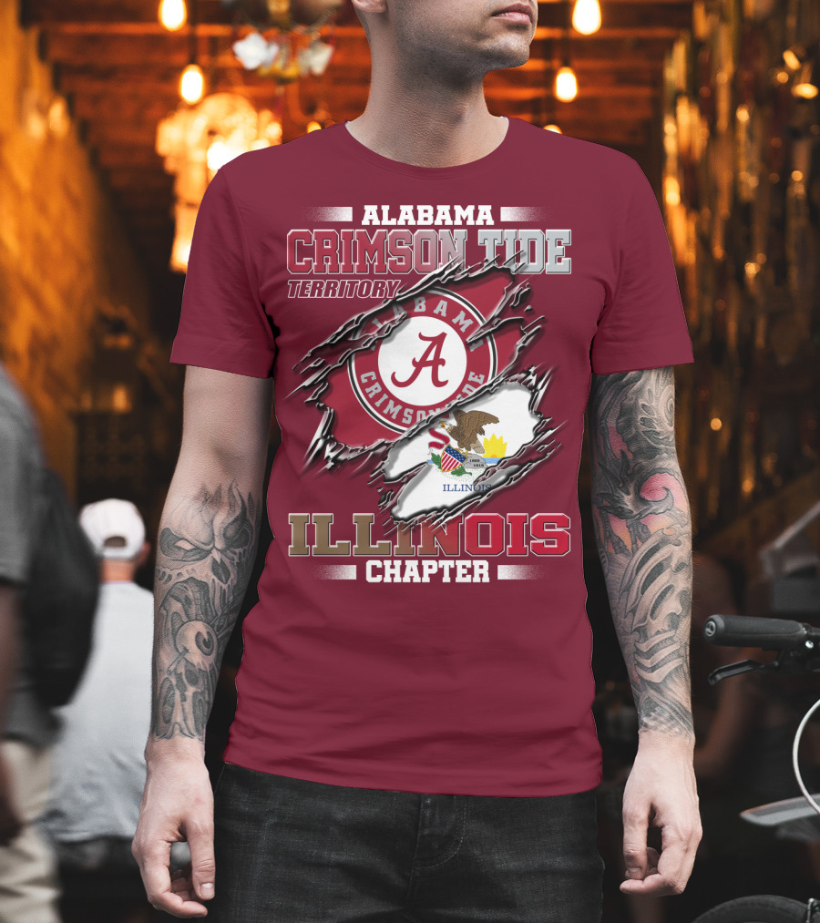 Alabama Crimson Tide Territory Illinois Chapter T-Shirt