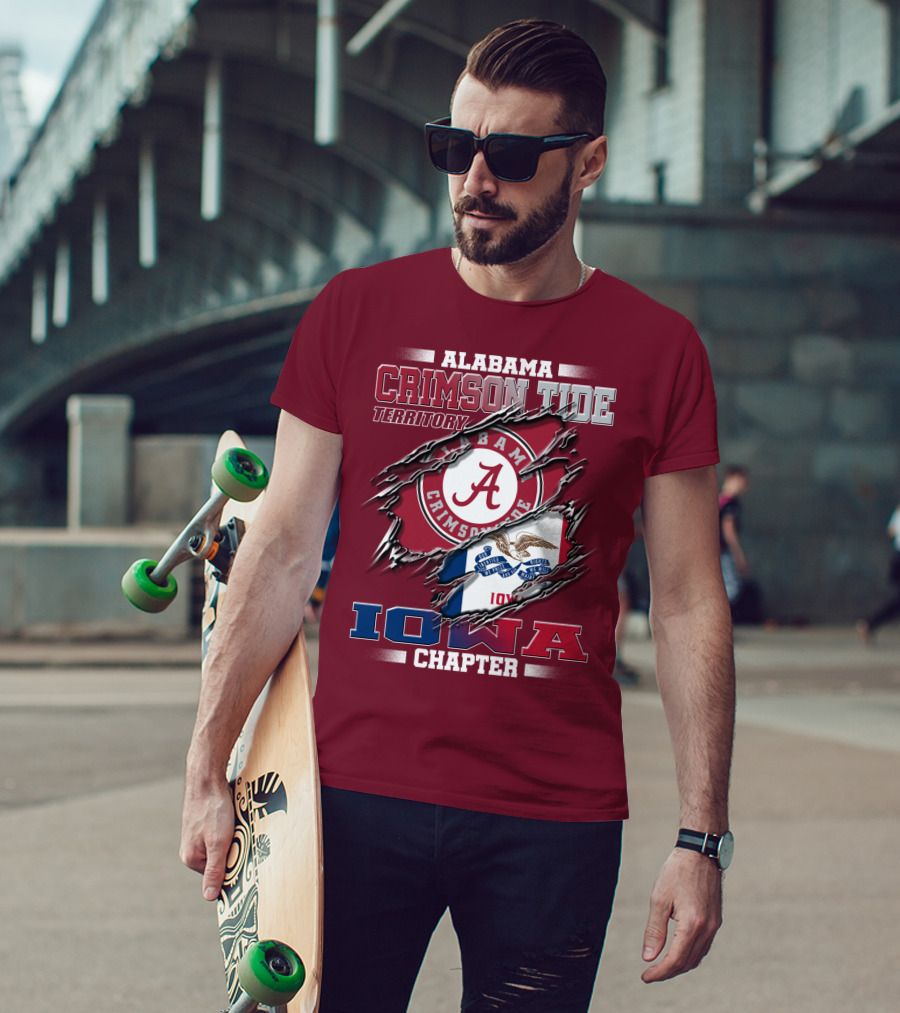 Alabama Crimson Tide Territory Iowa Chapter T-Shirt