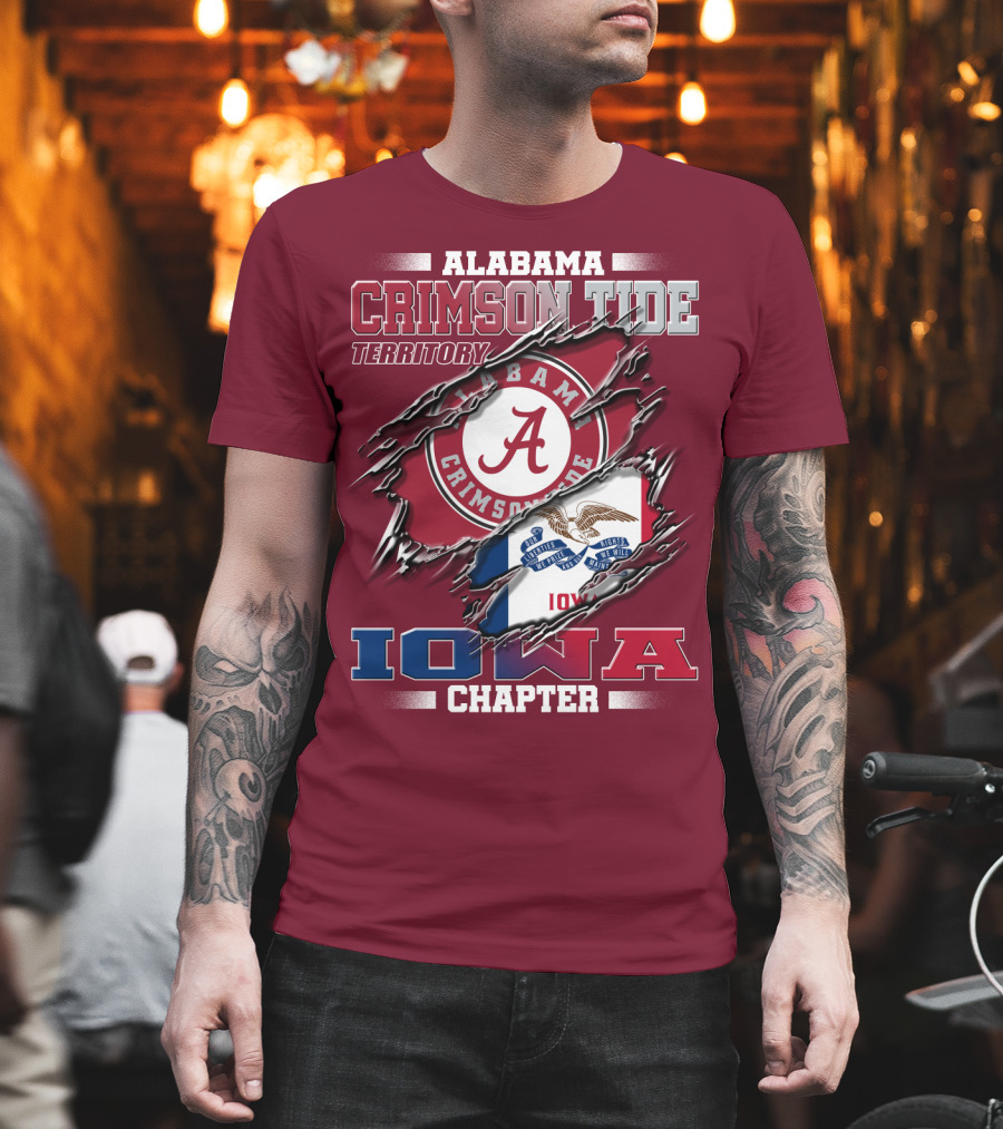 Alabama Crimson Tide Territory Iowa Chapter T-Shirt