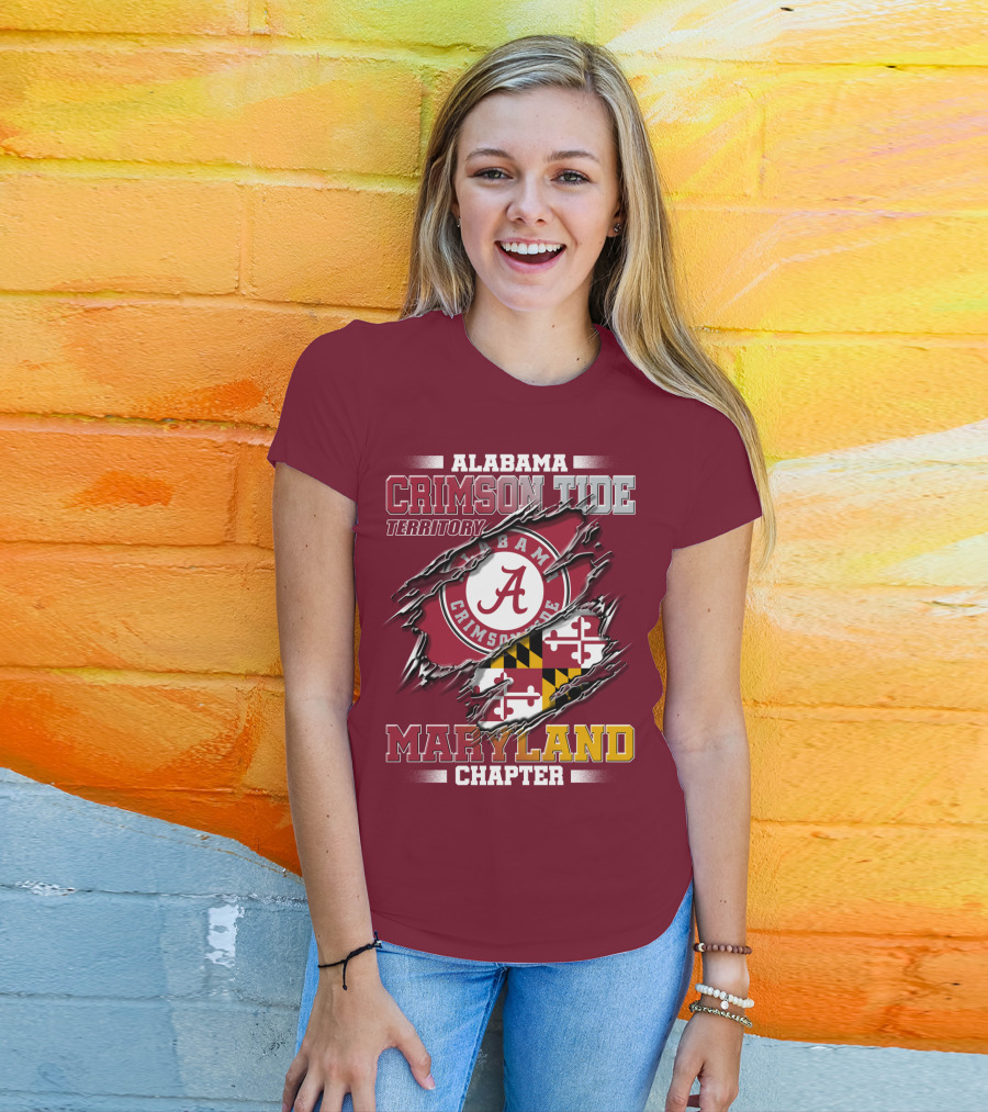 Alabama Crimson Tide Territory Maryland Chapter T-Shirt