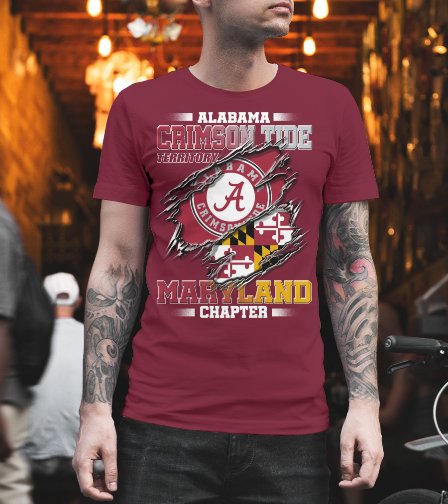 Alabama Crimson Tide Territory Maryland Chapter T-Shirt