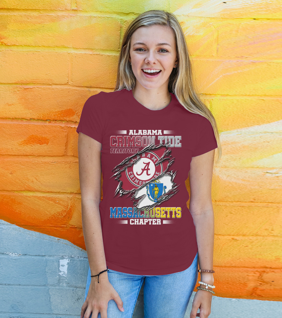Alabama Crimson Tide Territory Massachusetts Chapter T-Shirt