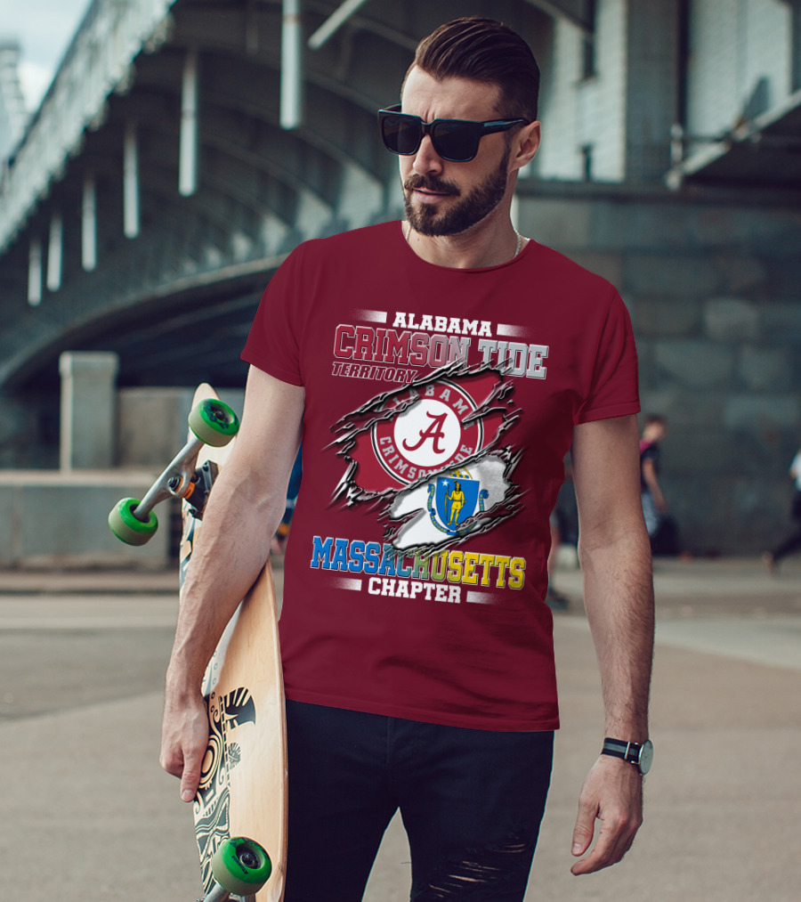 Alabama Crimson Tide Territory Massachusetts Chapter T-Shirt