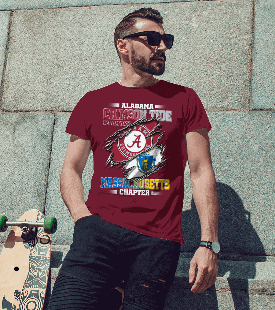 Alabama Crimson Tide Territory Massachusetts Chapter T-Shirt