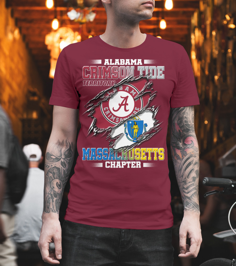 Alabama Crimson Tide Territory Massachusetts Chapter T-Shirt