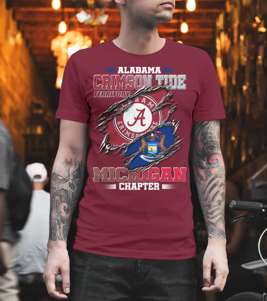 Alabama Crimson Tide Territory Michigan Chapter T-Shirt