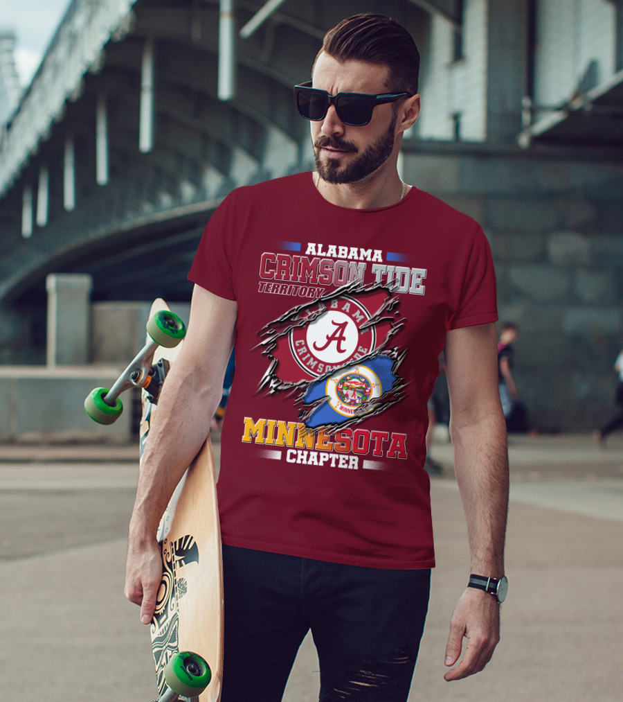 Alabama Crimson Tide Territory Minnesota Chapter T-Shirt