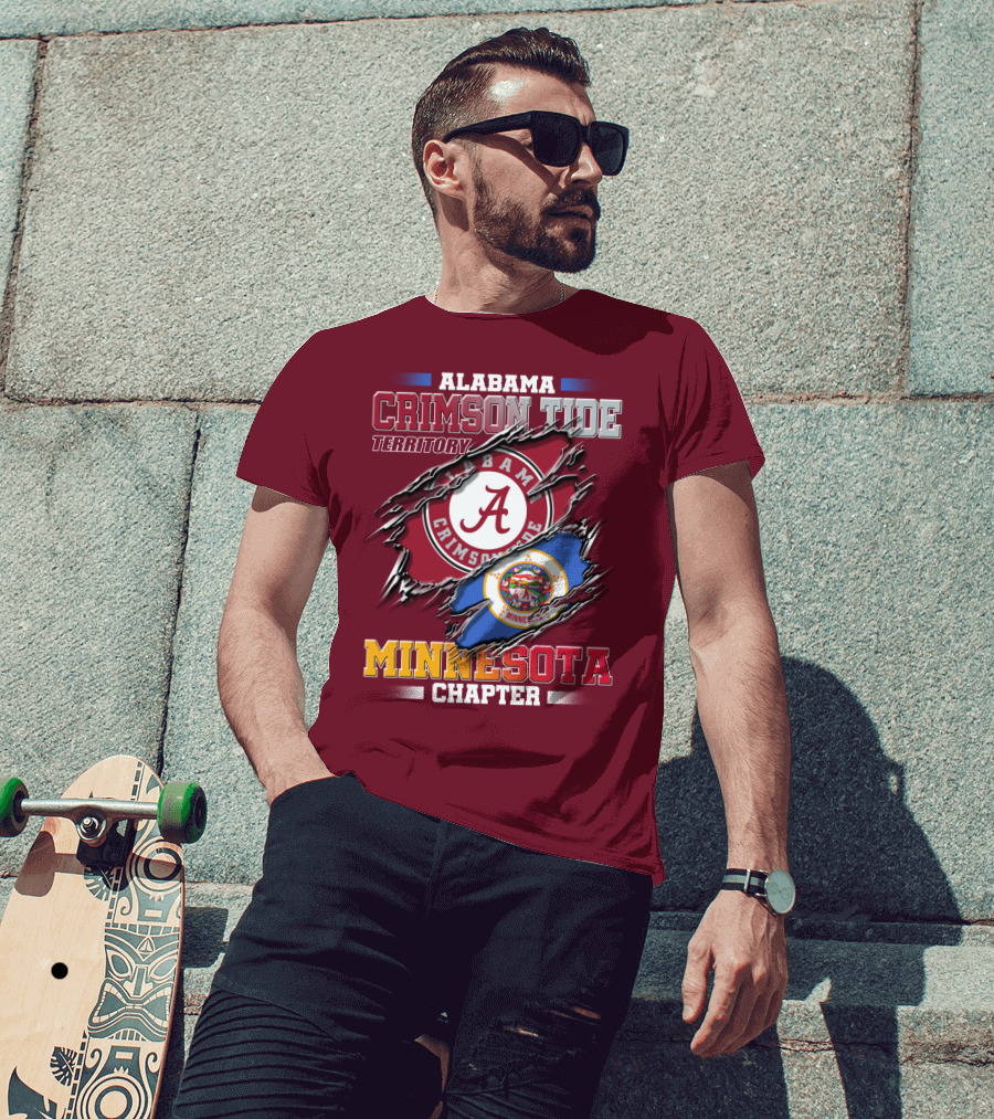 Alabama Crimson Tide Territory Minnesota Chapter T-Shirt