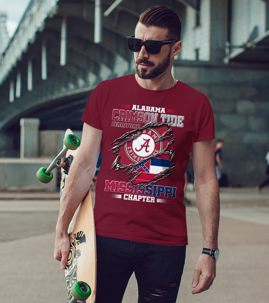 Alabama Crimson Tide Territory Mississippi Chapter T-Shirt