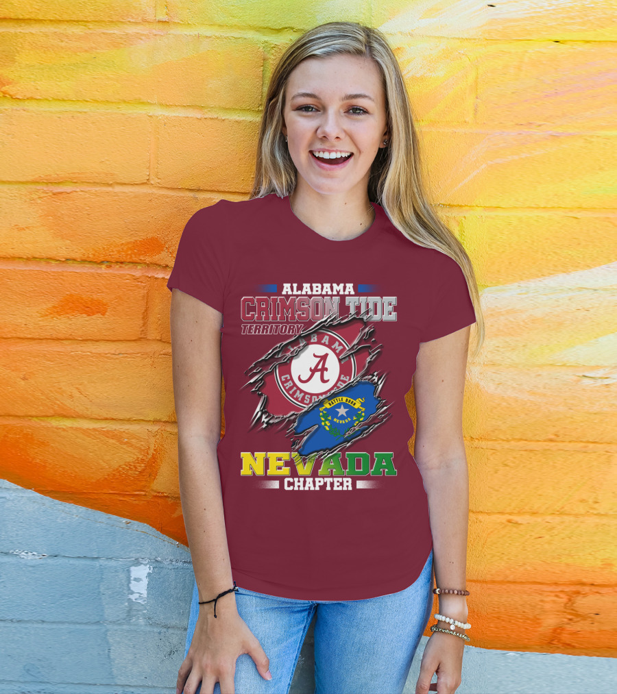 Alabama Crimson Tide Territory Nevada Chapter T-Shirt