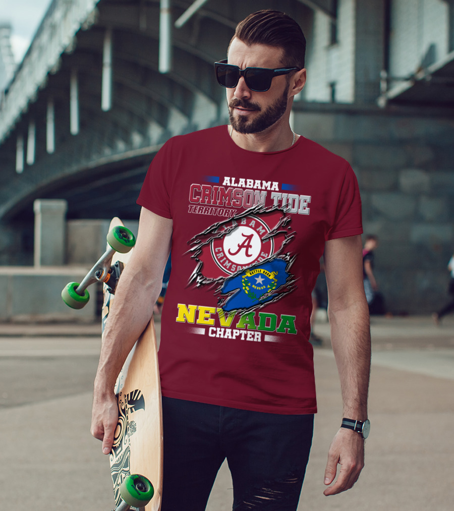 Alabama Crimson Tide Territory Nevada Chapter T-Shirt