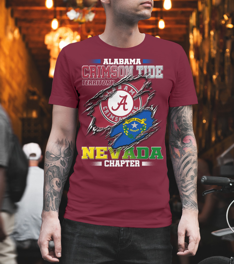 Alabama Crimson Tide Territory Nevada Chapter T-Shirt