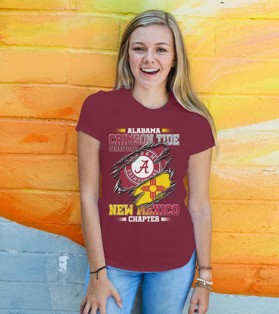 Alabama Crimson Tide Territory New Mexico Chapter T-Shirt