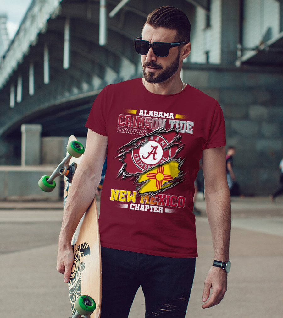 Alabama Crimson Tide Territory New Mexico Chapter T-Shirt