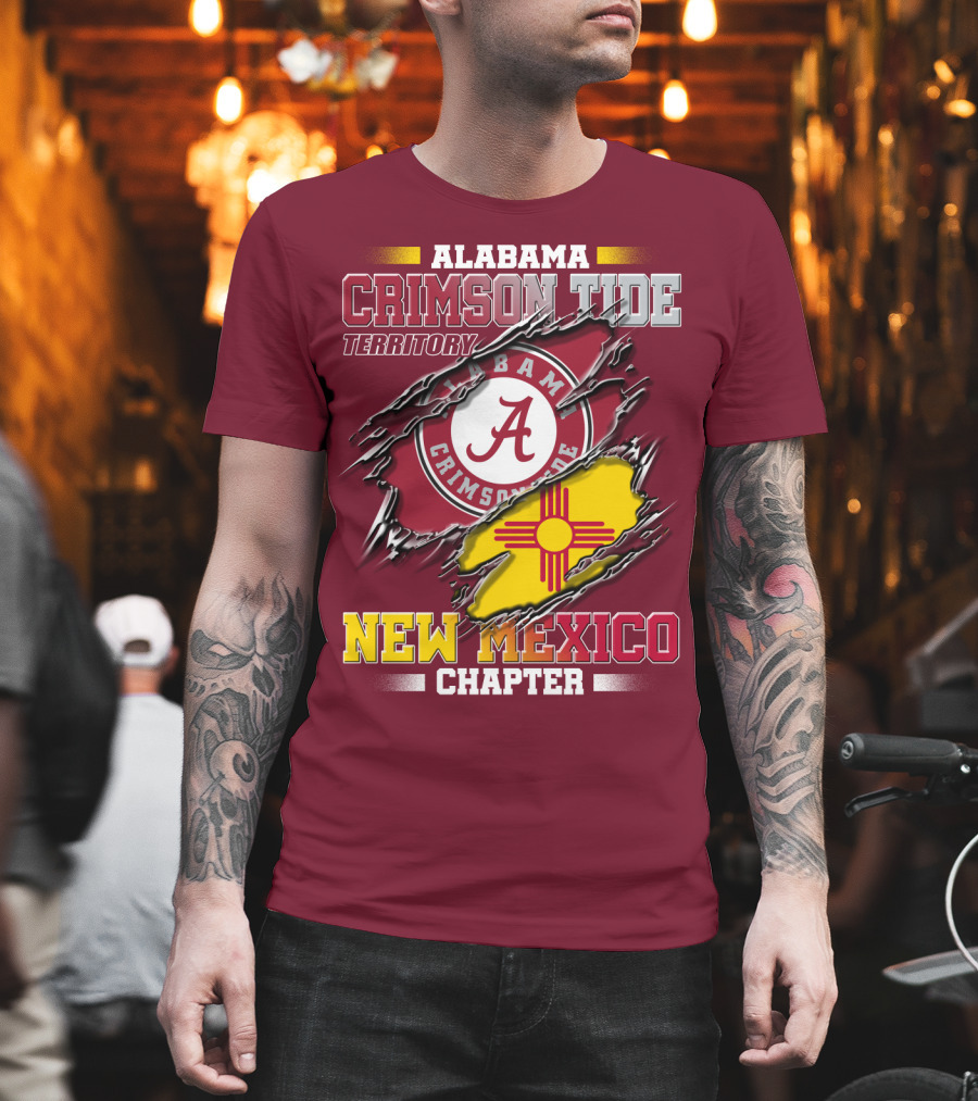 Alabama Crimson Tide Territory New Mexico Chapter T-Shirt