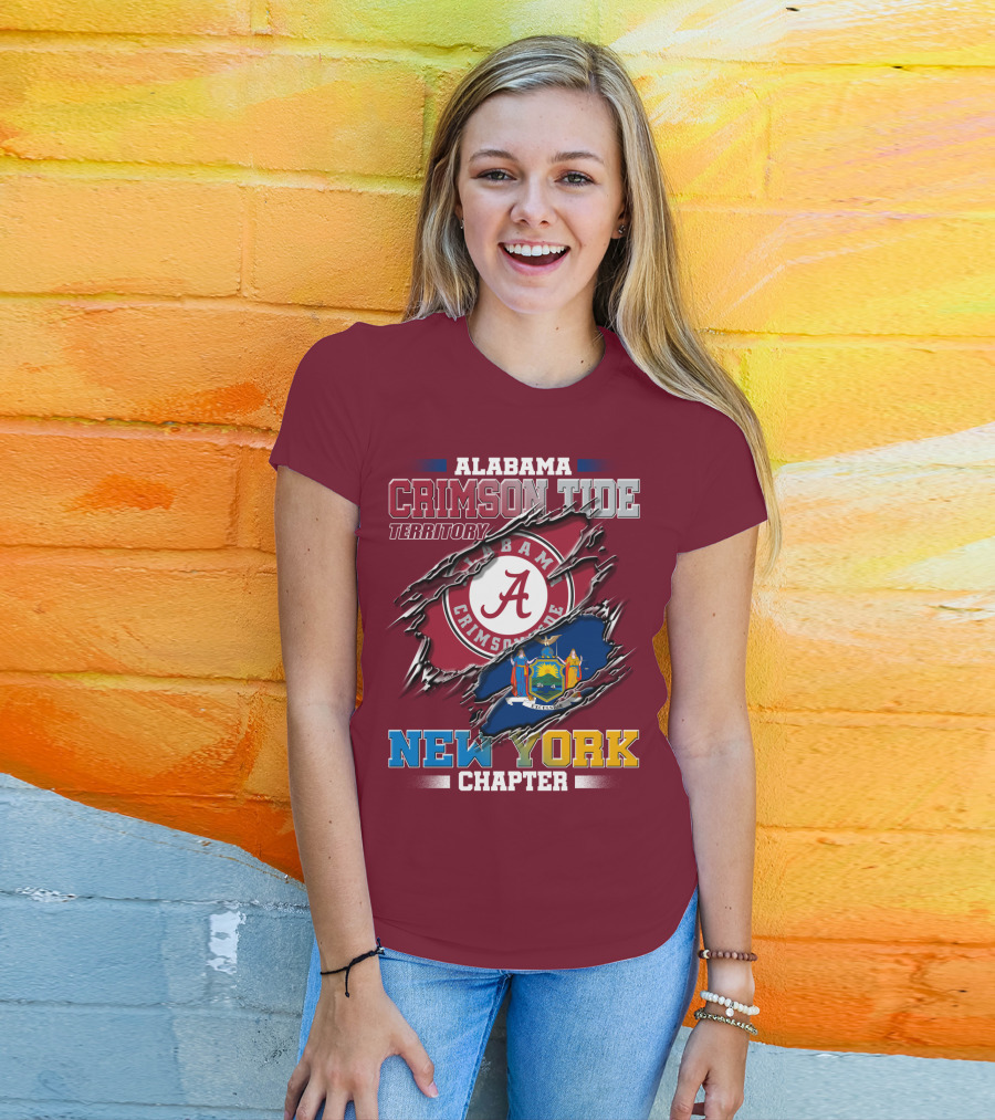 Alabama Crimson Tide Territory New York Chapter T-Shirt