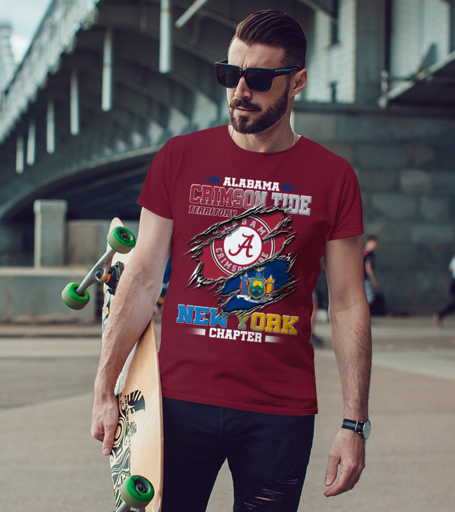 Alabama Crimson Tide Territory New York Chapter T-Shirt
