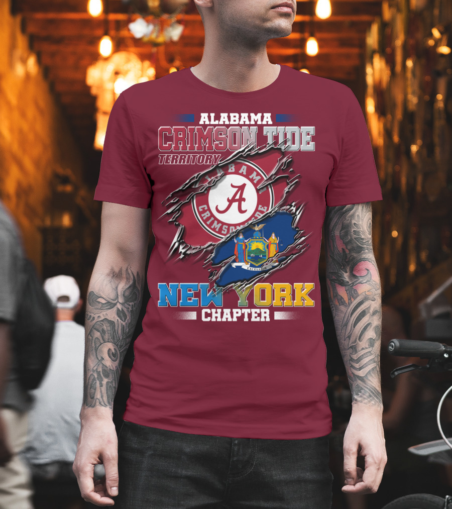 Alabama Crimson Tide Territory New York Chapter T-Shirt