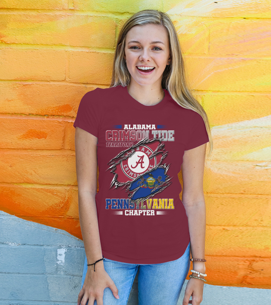 Alabama Crimson Tide Territory Pennsylvania Chapter T-Shirt